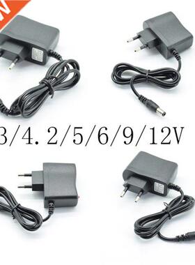 100V-240V Converter Adapter DC 3V/4.2V/5V/6V/9V/12V 1A/1000m
