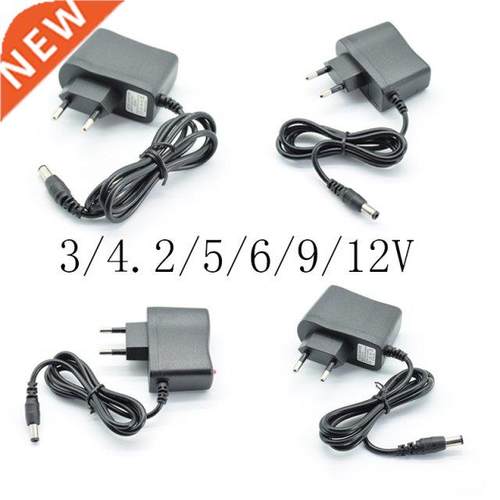 100V-240V Converter Adapter DC 3V/4.2V/5V/6V/9V/12V 1A/1000m