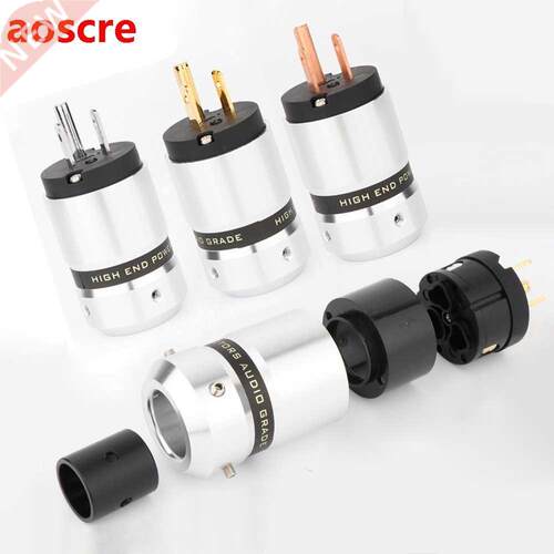 Prefair Hi End Audio power plug Aluminum metal US Power Plug