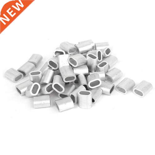 4mm Wire Rope Aluminum Ferrules Sleeves 50 Pcs