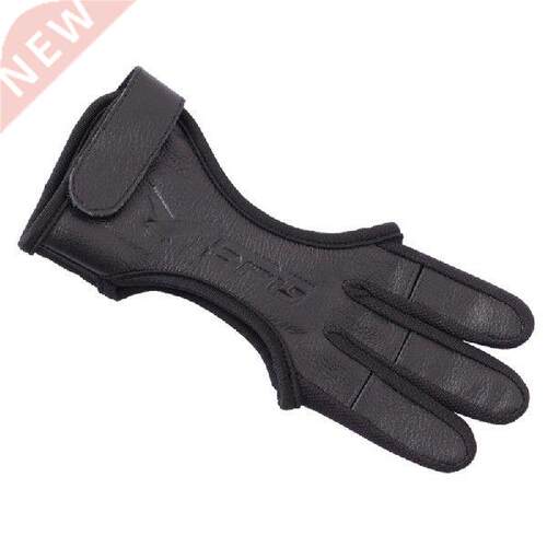 Handmade Brown Leather Gloves with Three Finger Bow,Three