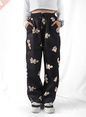 2021 Hip Hop Setwear Women Pants Wide Leg Male Casual Harem