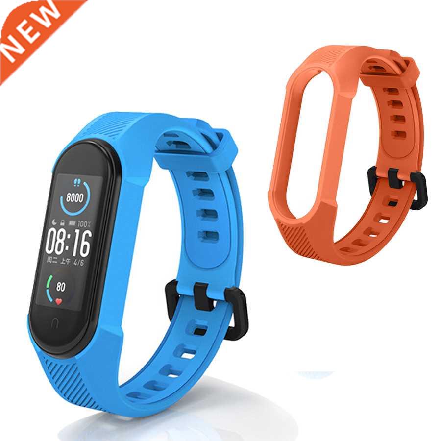 Soft Silicone Strap for Xiaomi Mi Band 4 5 6 Bracelet Colorf