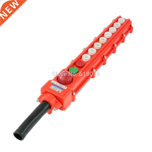 Hoist Crane Pendant 8 Way Pushbutton Switch Up Down Rain Pro