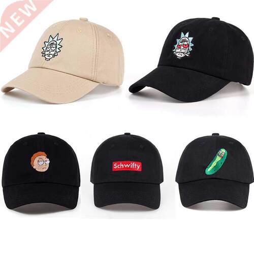 Anime 100% Cotton Embroidery Baseball Cap Summer Dad Hat Wom