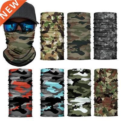 Máscara facial de Ciclismo de camuflaje para hombre y