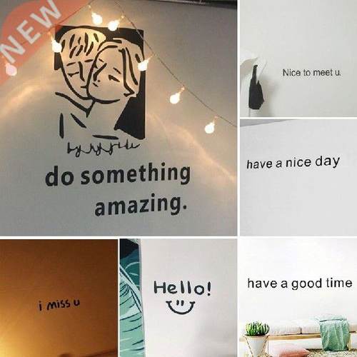 PVC Wall Stickers Home Decor Backdrop Smiley Face for