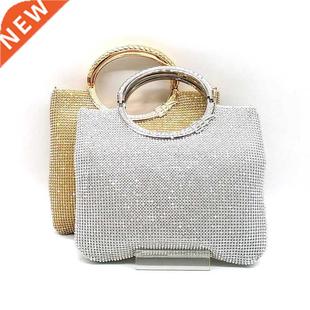 Crystal diamond elegant clutch women bridal wedding wallet p