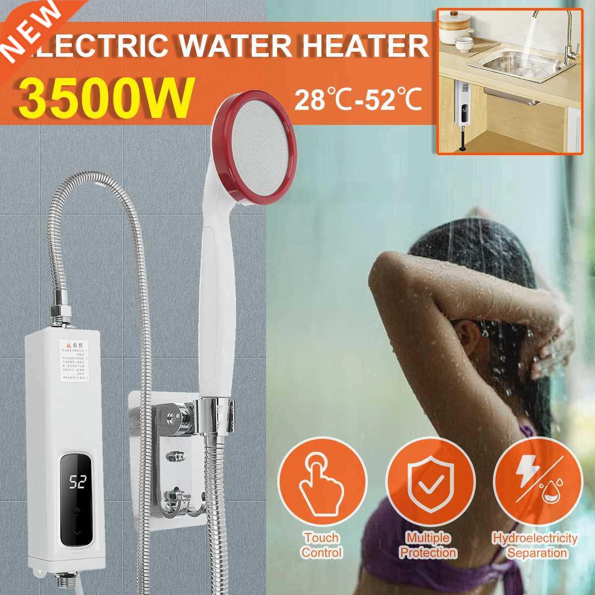 3500W 220V LED Instant Electric Water Heater Hot