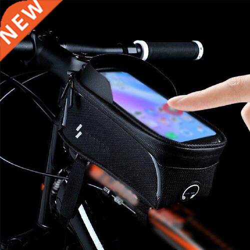 Bicycle Frame Phone Bag 1.7L Outdoor Bike Frame Front Pouch