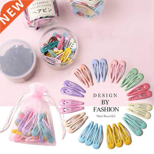 10/20/30/40 New Women Girls Cute Colorful Waterdrop Shape Ha