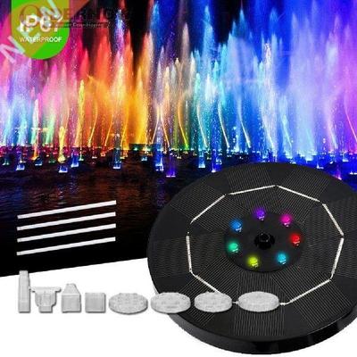 Mini Solar Water Fountain Pool Waterfall Fountain Garden