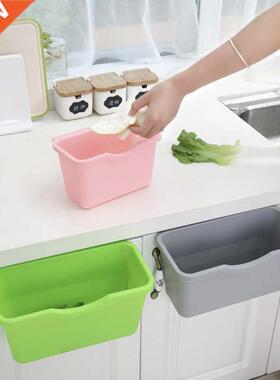 Plastic Basket Hanging Trash Can Waste Bin Garbage Can Stora