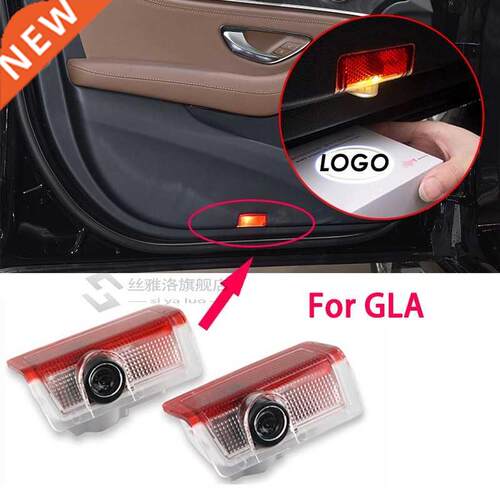 2X Led car door light Mercedes Benz GLA 260 45 amg 250 220