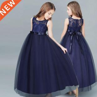 Teen Girls Evening Dress for Children Bridemaids Wedding Dre