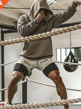 New running shorts summer men's gym fitness bodybuilding tra