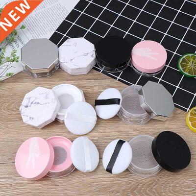 11types Powder Box Handheld Empty Loose Powder Pot With Sie