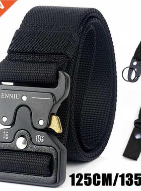 145CM Army Belt Tactcal Metal Buckles Strong Hgh Qualty Q