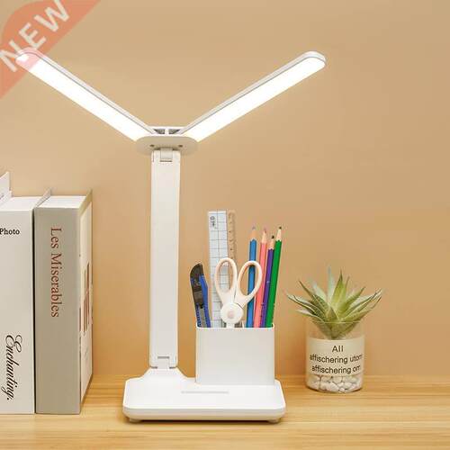 LED Double-head Desk Lamp，2PCS LED Lights Battery Operated