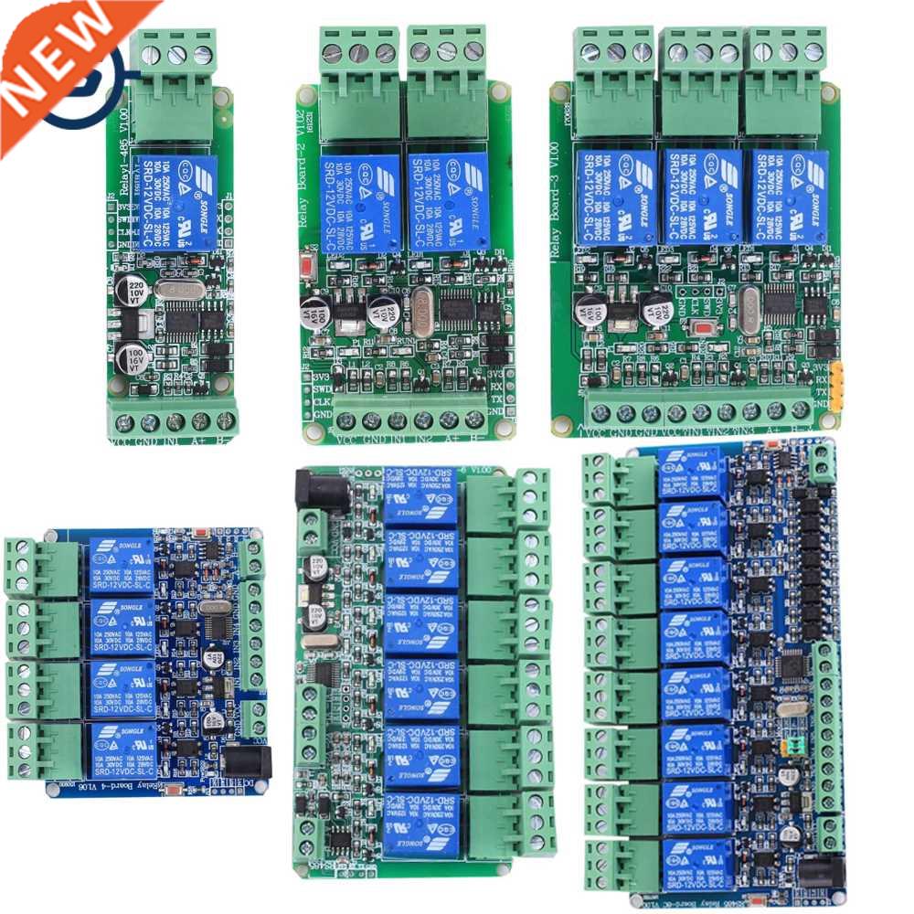 RS485 Modbus-RTU 12V Relay Module Swtch Controller for Ardu