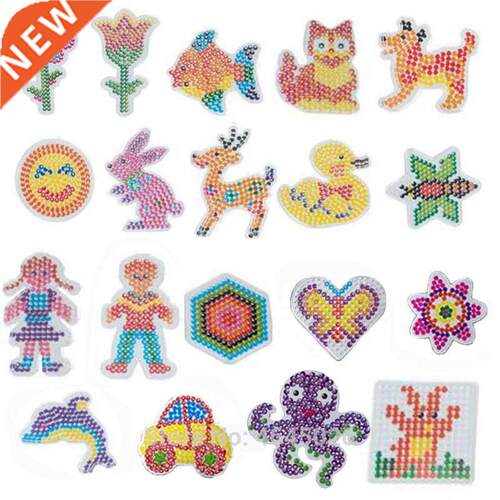 10pcs  Pegboards Perle Hama 5mm Perler Ironing Beads Peg