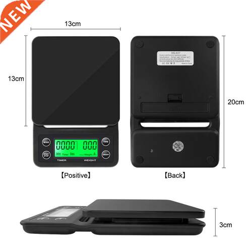 3kg/0.1g 5kg/0.1g Drip Coffee Scale With Timer Portable Elec