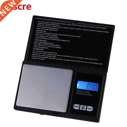 Mini Digital Scale Professional Weighing Scales 200g * 0.01g