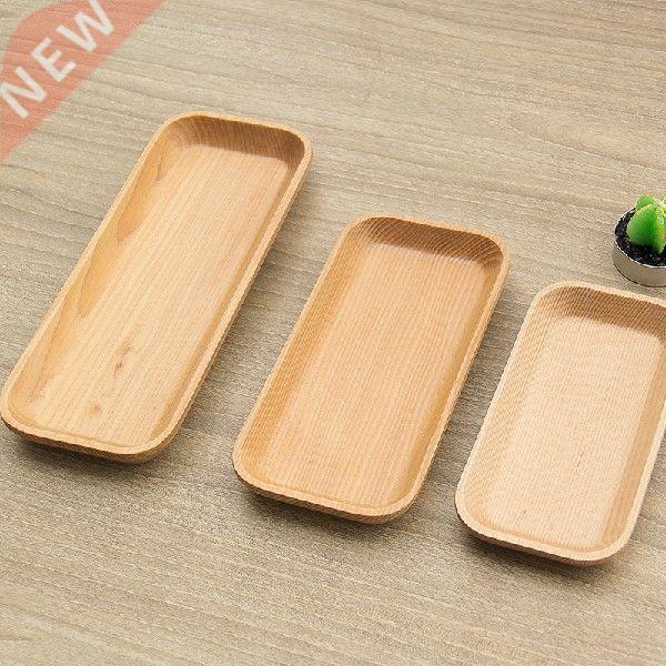 Solid wood dishes tableware snack salad round dried fruit