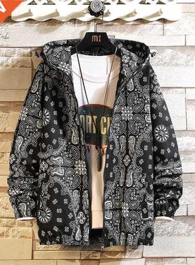 Men's Jacket Fashion 2022 Spring Autum Casual Sreetwear Hood