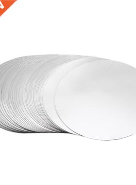 100Pcs 3Inch Silver Wine Pourer Disk Drip-Proof Drop Drip