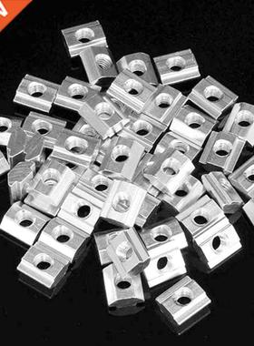 50pcs M5 T Sliding Nut Zin-Plated Carbon Steel T Sliding Nut