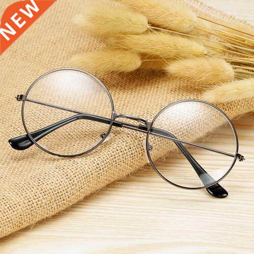 Hot Selling Classic Small Fresh Art Metal Glasses Simple Rou