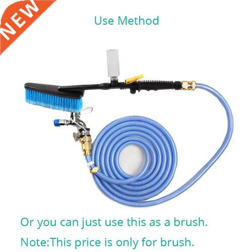Retractable Long Handle Car Wash Brush Water Foam Flow Auto