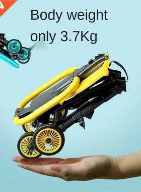 Two-way baby strler ultra-light small portable fding car