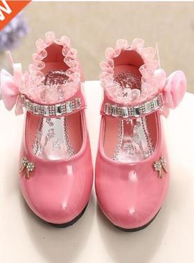 Children's Shoes For Girl Spring New Princess Lace L