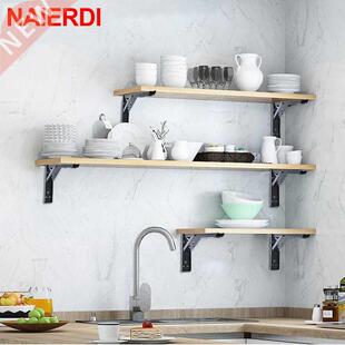 2PCS Triangle Folding Angle Bracket Heavy Support Adjustabl