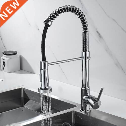 Silver Matte Black Kitchen Faucet Deck Mounted Mixer Tap 60