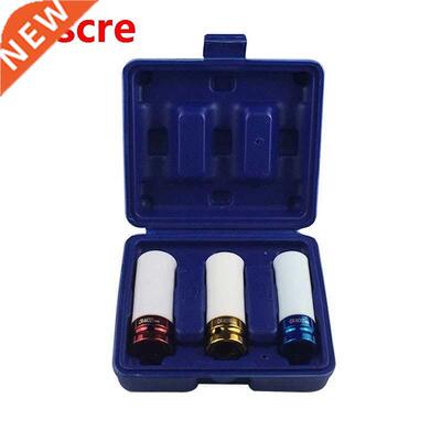 1/2'' 3Pcs 17mm 19mm 21mm Alloy Thin Wall Wheel Nut Deep Imp