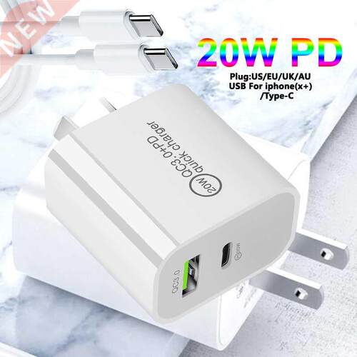 Mobile Phone Charger USB Adapter Dual USB Charging US EU AU