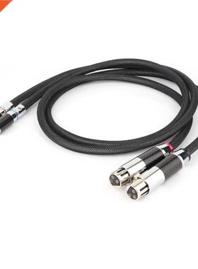 Silver Plated RCA TO XLR Feale Audio Interconnect Cable HIF