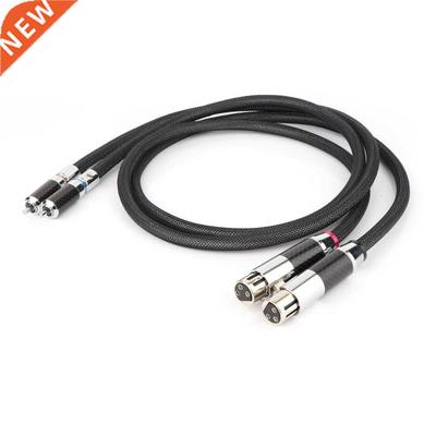 Silver Plated RCA TO XLR Feale Audio Interconnect Cable HIF
