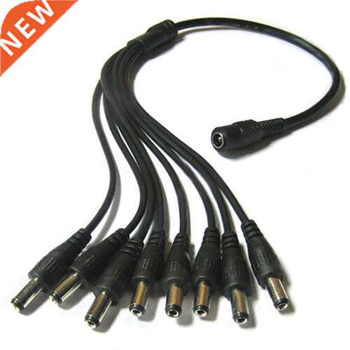 1PCS DC 1 To 8 Power Splitter Adapter Cable for Security CCT