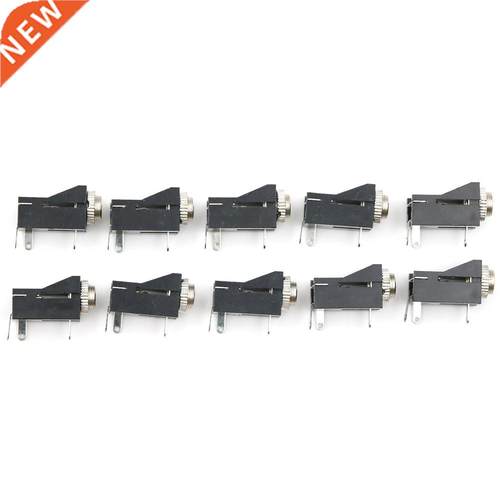 10Pcs PJ302M 3.5MM 1/8 Female Audio Connector 3 Pin DIP Head