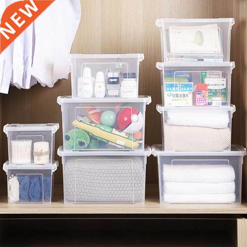 Transparent Thickened Storage Box Clothes Organizer Toy