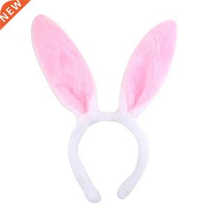 Girls Plush bunny Rabbit ear Hair bands Headwear Cute Headba