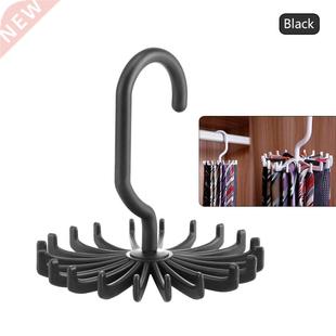 Tie Hanger Plastic Portable Tie Rack Closets Rotating Hook