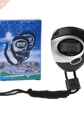 Sports Stopwatch Counter Timer Chronograph LCD Digital Handh