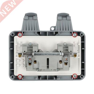 2 Gang IP66 Waterproof Outdoor Extension Lead Double Socket