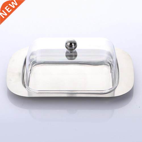 Butter Dish Cheese Box keeper Container Storage With See-thr