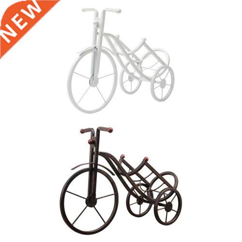 Tricycle Shape Retro Wine Rack Champagne Holder Stand for Wi